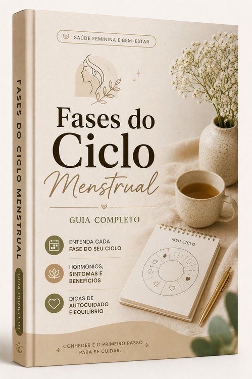 Capa do ebook Fases do Ciclo Menstrual