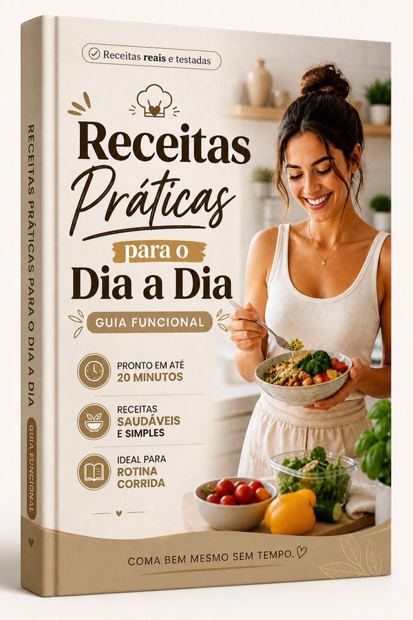 Capa do ebook Receitas Práticas para o Dia a Dia